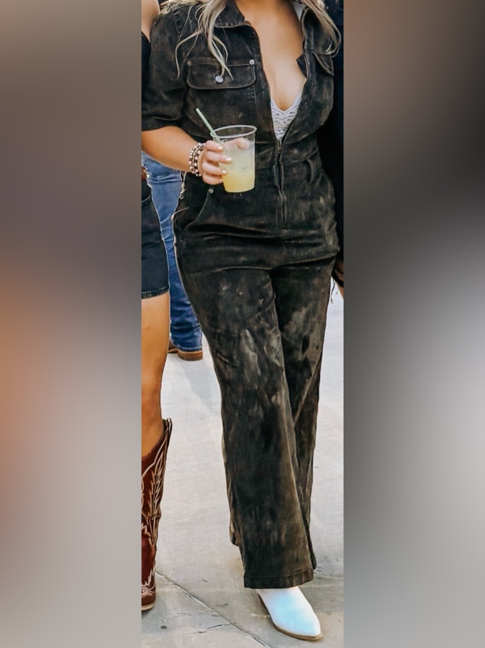 Universal Thread Denim Jumpsuit - Picture 5 of 5